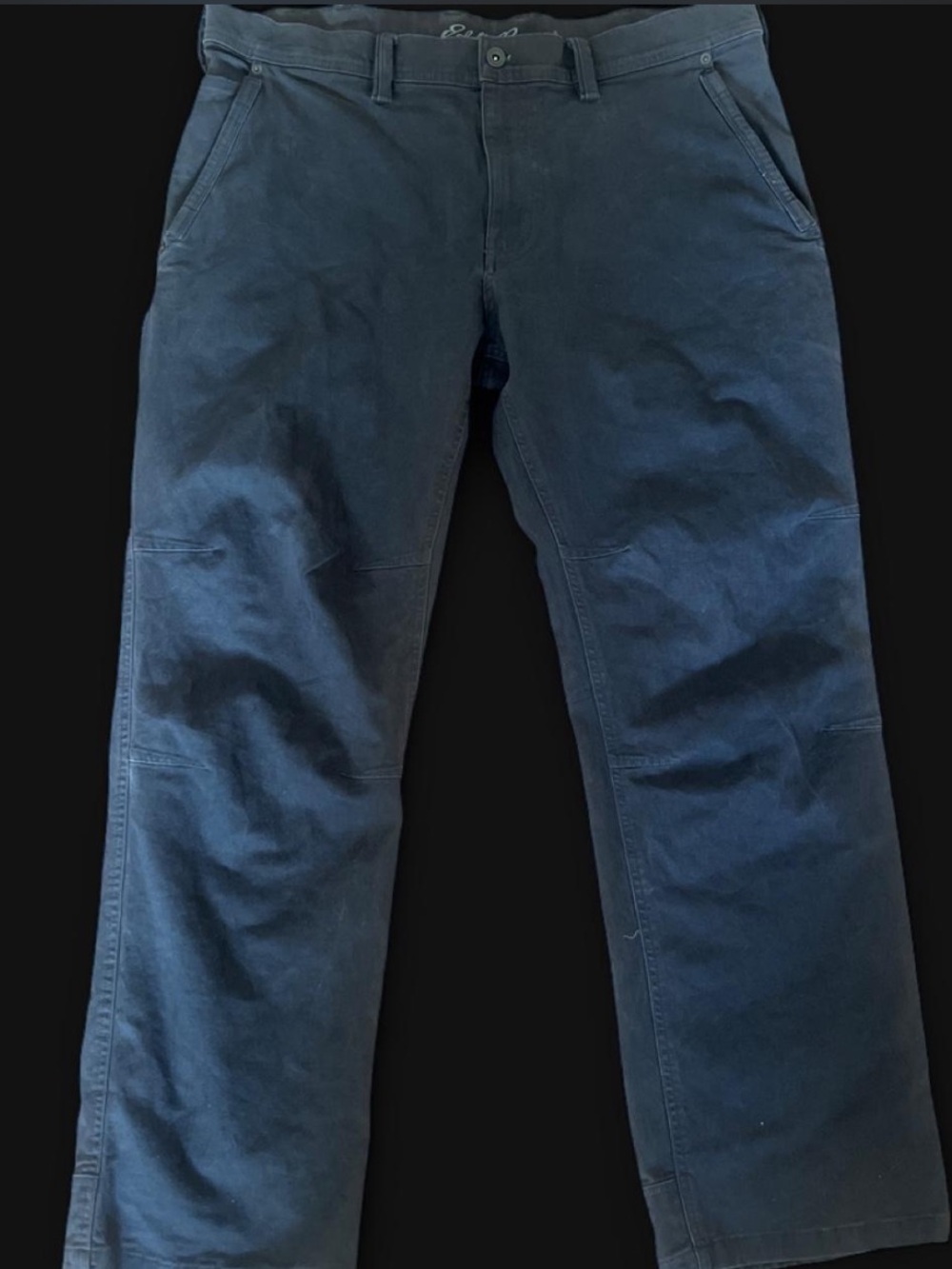 Eddie Bauer Men’s Gray Duck Canvas Workwear Pants